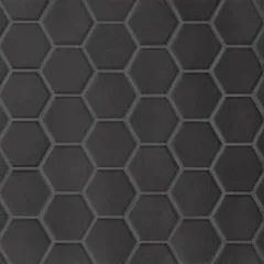 Bedrosians Le Cafe 2" x 2" Hexagon Matte Porcelain Mosaic Tile