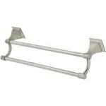 Kingston Brass BAH612318BN Monarch 18" Dual Towel Bar, Brushed Nickel