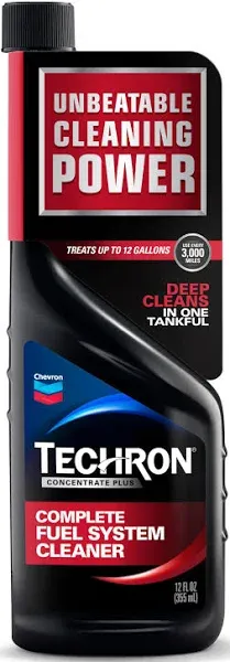 Chevron 65740-CASE Techron Concentrate Plus Fuel System Cleaner 20 oz.pack of 6