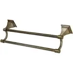 Kingston Brass BAH612318AB Monarch 18" Dual Towel Bar, Antique Brass