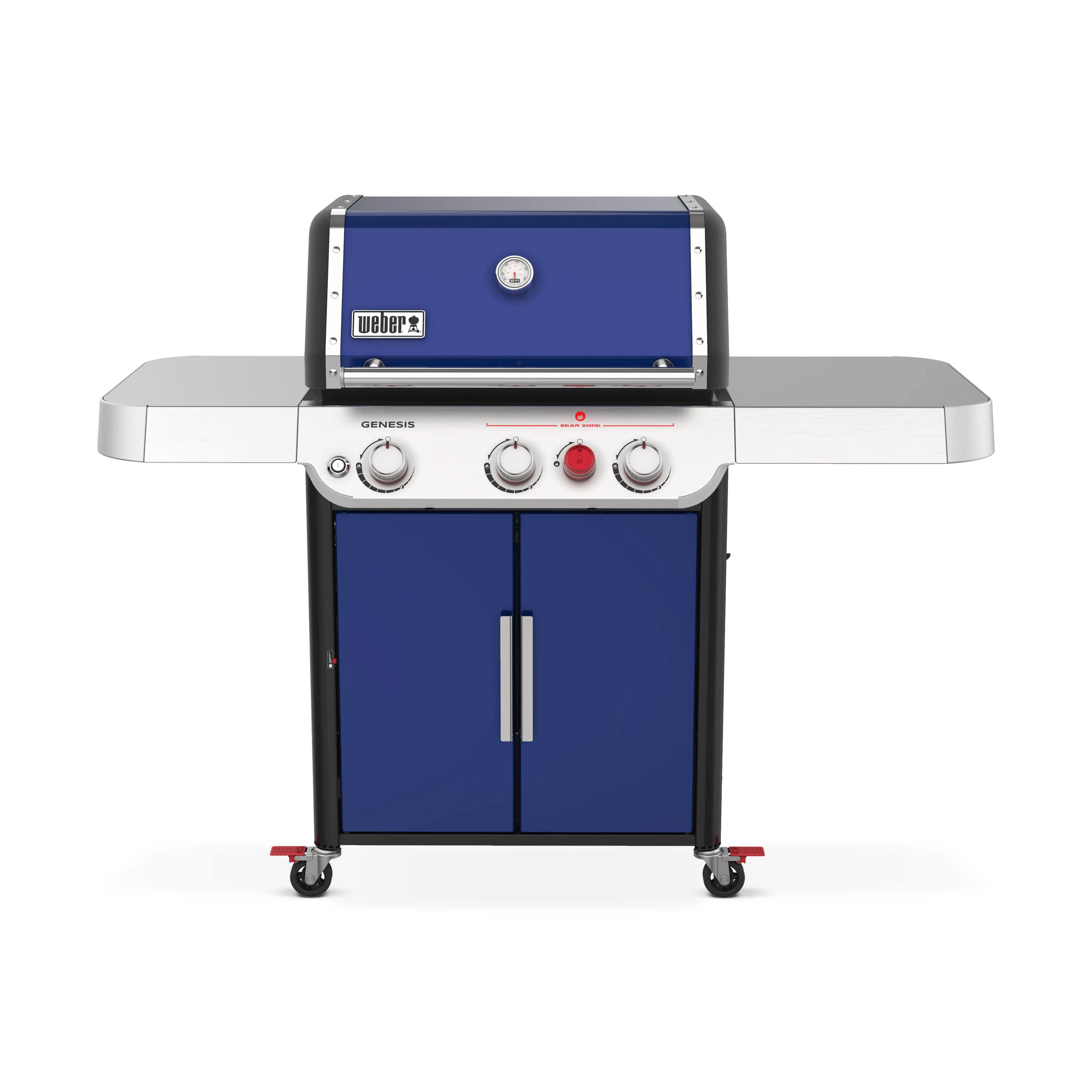 Weber Genesis SP-E325S 3-Burner Liquid Propane Gas Grill, Deep Ocean Blue