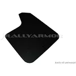 Rally Armor MF12-BAS-BLK - Universal - Black Mud Flap/Black Logo