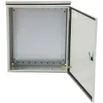 VEVOR Electrical Enclosure 20x16x10in Tested to UL Standards NEMA 4 Outdoor Enclosure IP65 Waterproof & Dustproof Cold-Rolled Carbon Steel Hinged