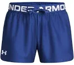 Girls' Under Armour Play Up Solid Shorts Medium Tech Blue