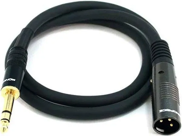 Monoprice XLR Male to 1/4inch TRS Male Cable