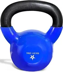 Yes4All 5-65lbs Kettlebells Vinyl Coated Cast Iron for Dumbbell Weights Exercises