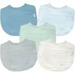 Organic Cotton Muslin Bibs (5 pack)