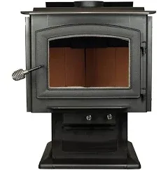 Ashley Hearth 3,200 Sq. ft. Freestanding Large Pedestal Wood Stove AW3200E-