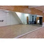 HD Glass Mirror Wall for Home Gym and Dance Studio, 48 inchx32 inch