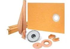 KERDI-SHOWER-KIT 38" x 60" ABS Flange 2"