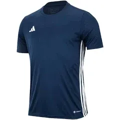 Adidas Men's Tabela 23 Soccer Jersey, White/Black / 2XL