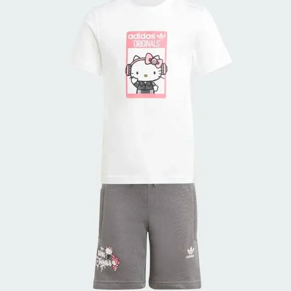 adidas Originals Hello Kitty T-Shirt & Shorts Set Girls'