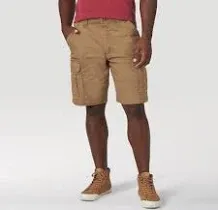 Wrangler Shorts Wrangler Authentics Men's Cargo Shorts Tan