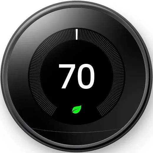 Nest - Learning Thermostat - 3rd Generation - Black