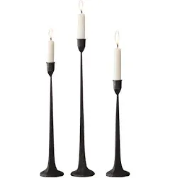 My Swanky Home Tall Cast Iron Candlesticks