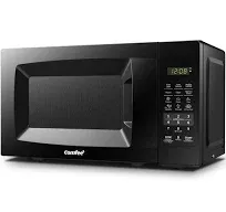 COMFEE' EM720CPL-PM Countertop Microwave Oven with Sound On/Off, ECO Mode and Easy One-Touch Buttons