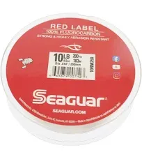 Seaguar Red Label 100% Fluorocarbon Fishing Line 10lbs, 200yds Break Strength