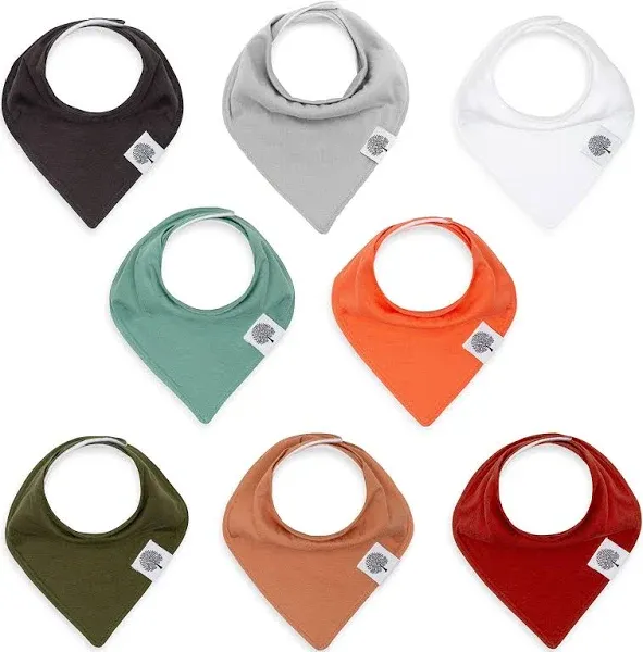 Parker Baby Co. 8 Pack Bandana Drool Bibs