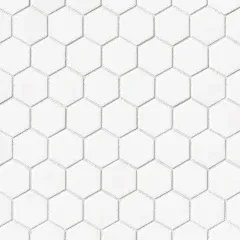 Bedrosians Le Cafe 2" x 2" Hexagon Matte Porcelain Mosaic Tile