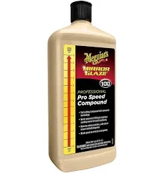 3M Meguiar's M100 Mirror Glaze Pro Speed Compound, 1 Gallon