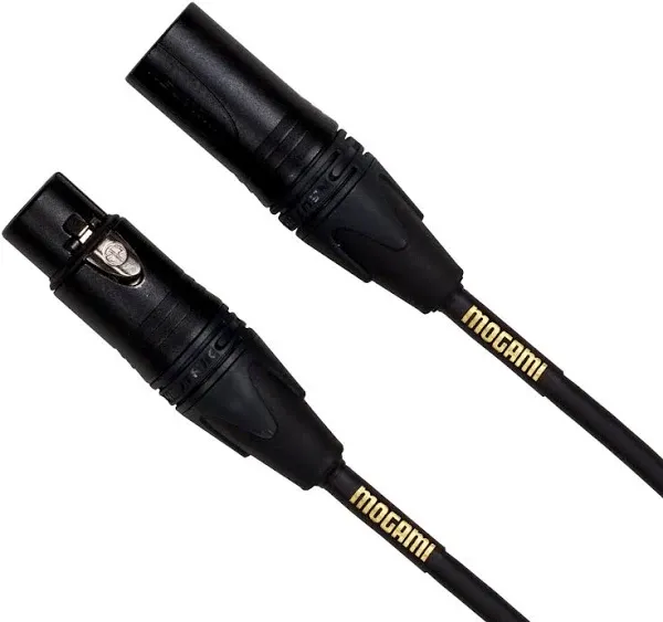 Mogami Gold Studio Neglex Quad XLR Female to XLR Male Microphone Cable - 25&#039;