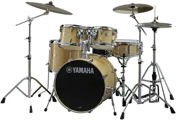 Yamaha SBP0F50 Stage Custom Birch 5-piece Shell Pack - Natural Wood | Reverb