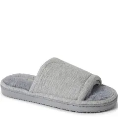 Dearfoams Women's Demi Rib Knit Slide