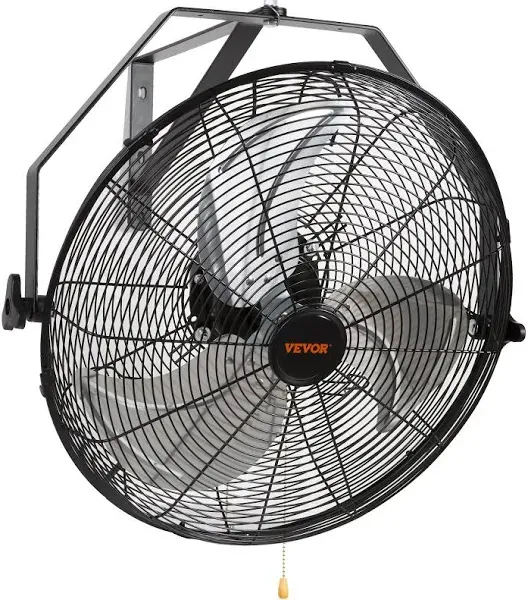 VEVOR 18&#034; Wall Mount Fan, 3-speed High Velocity Max. 4150 CFM, Waterproof Patio