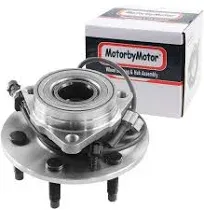 MotorbyMotor 515036 Front Wheel Bearing and Hub Assembly 4WD with 6 Lugs for Chevy Silverado Tahoe Avalanche Suburban Express 1500, GMC Sierra Yukon