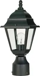 Nuvo Lighting Briton One Light Post Lantern - Textured Black - 60-548