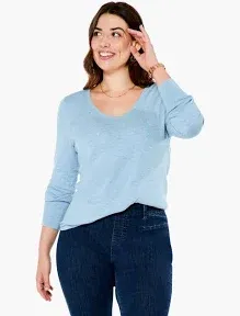 Nic+Zoe Women's Vital V Neck Sweater