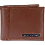 Tommy Hilfiger Men&#039;s Premium Leather Credit Card ID Wallet Passcase 31TL22X063