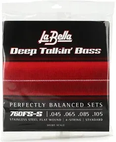 La Bella 760FS Deep Talkin' Bass Flat Wound – Standard