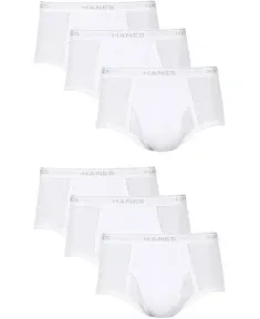 Hanes Mens White Cool Comfort Briefs 3 pair  Size 2XL New