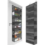 Homelux Theory Upgraded 1 PC Over The Door Organizer 55x14x6.7, 6 Large Capacity Front & 12 Side Pockets, Over Door Organizer Hanging Storage