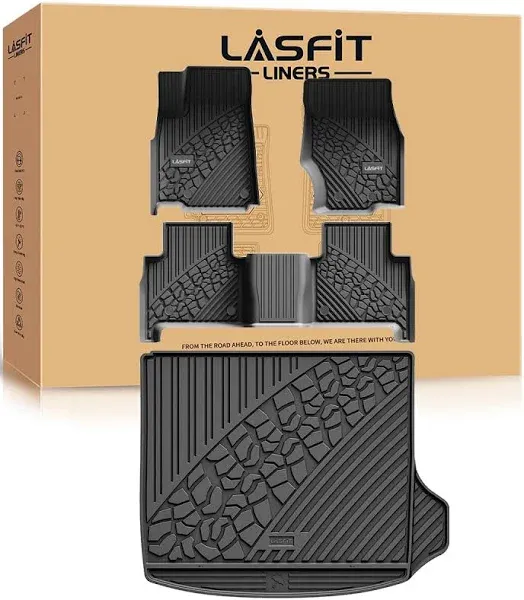 LASFIT Floor Mats &amp; Cargo Mat for Jeep Grand Cherokee 2022-2024 New (NOT for ...