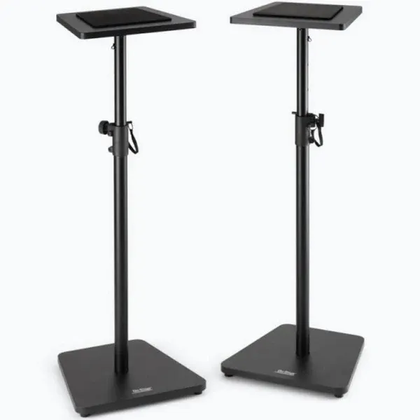 On-Stage SMS7500RB Wood Studio Monitor Stands (Rosewood, Pair)