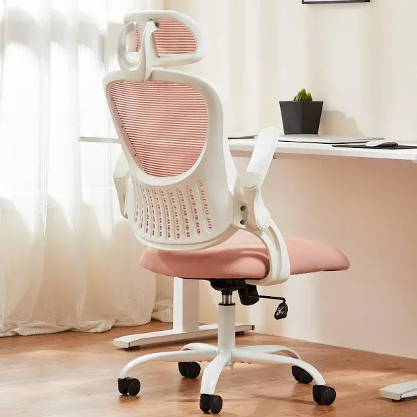 Sweetcrispy Office Computer Desk Chair, Ergonomic High-Back Mesh Rolling Work Chairs