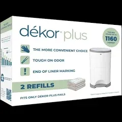 Dekor Plus Diaper Pail Refills Refill