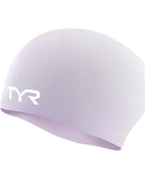 TYR Long Hair Wrinkle Free Silicone Swim Cap