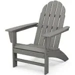 POLYWOOD Vineyard Curveback Adirondack Chair - Slate Grey