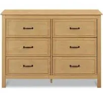 DaVinci Charlie 6-Drawer Double Dresser - Honey