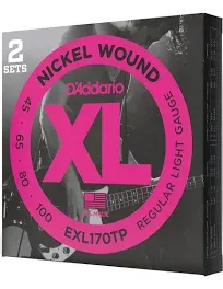 D'Addario EXL170TP Nickel Wound Bass Guitar Strings