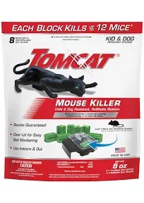 Tomcat Bait Station Blocks For Mice 1 pk