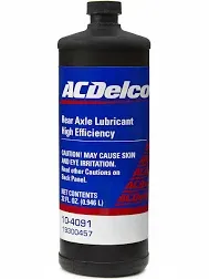 ACDelco GM Original Equipment Rear Axle Lubricant