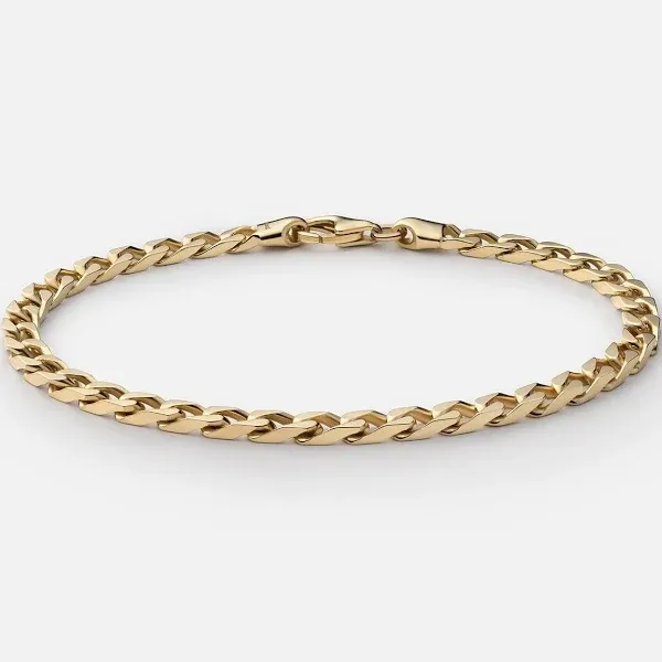 Gold Vermeil Cuban Chain Bracelet