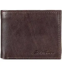 Eddie Bauer Men's Signature Logo Bifold Wallet