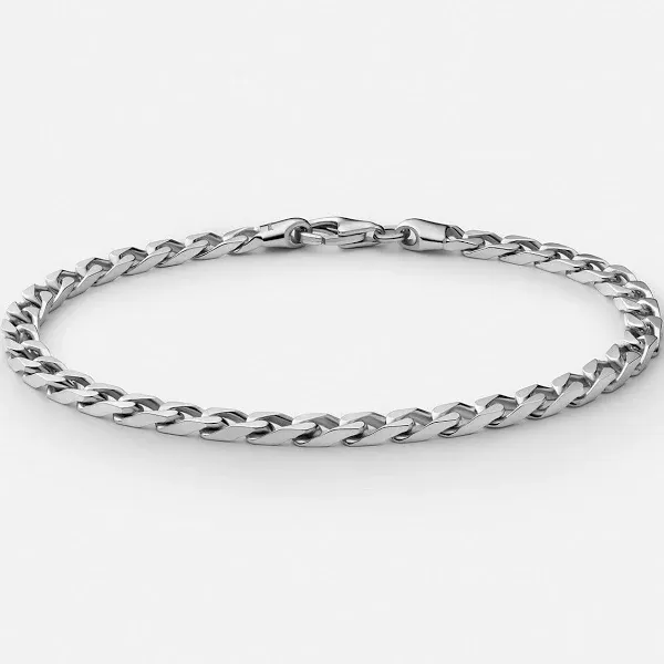 Miansai Men's Sterling Silver Cuban Chain Bracelet