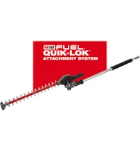 49-16-2719 for Milwaukee M18 Fuel 18V 20-Inch Quik-LOK Hedge Trimmer Attachment,Compatible with The M18 Fuel Power Head w/Quik-LOK,Lenght 60.5 in Width 5.5 in Height 3 in Weight 5.8 lbs