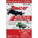 Tomcat Mouse Killer Child &amp; Dog Resistant, Refillable Station for Indoor&amp;Outdoor